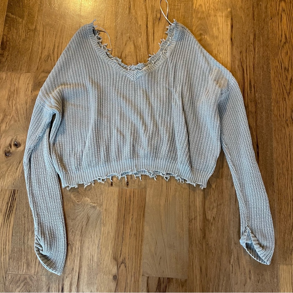 Jessica Simpson Knit Crop Sweater